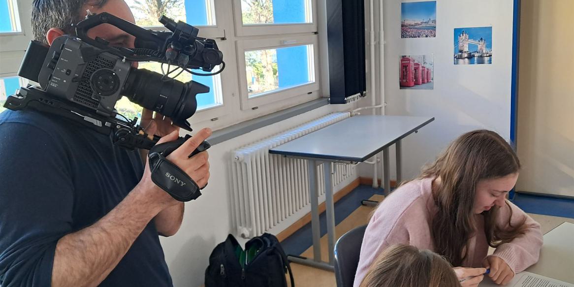 Dreharbeiten zum "Sport-Ass" 2025