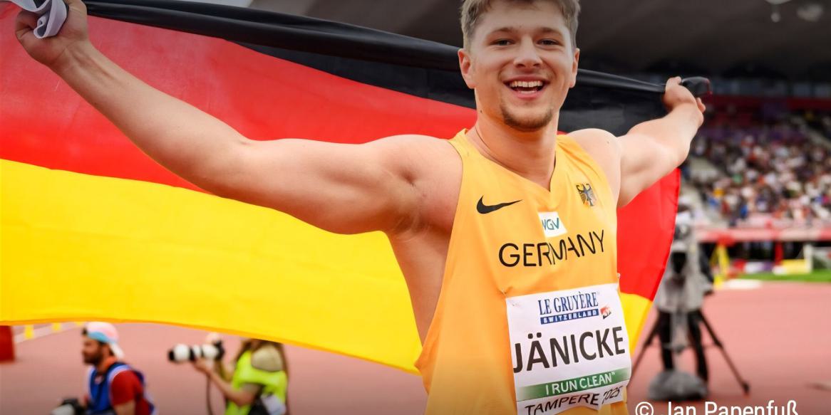 Silber im Speerwurf für Oskar Jänicke